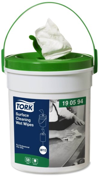 Zoom bild av Tork våtdukar