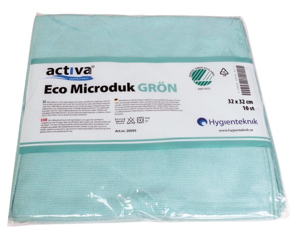 Mikrofiberduk Activa Eco grön